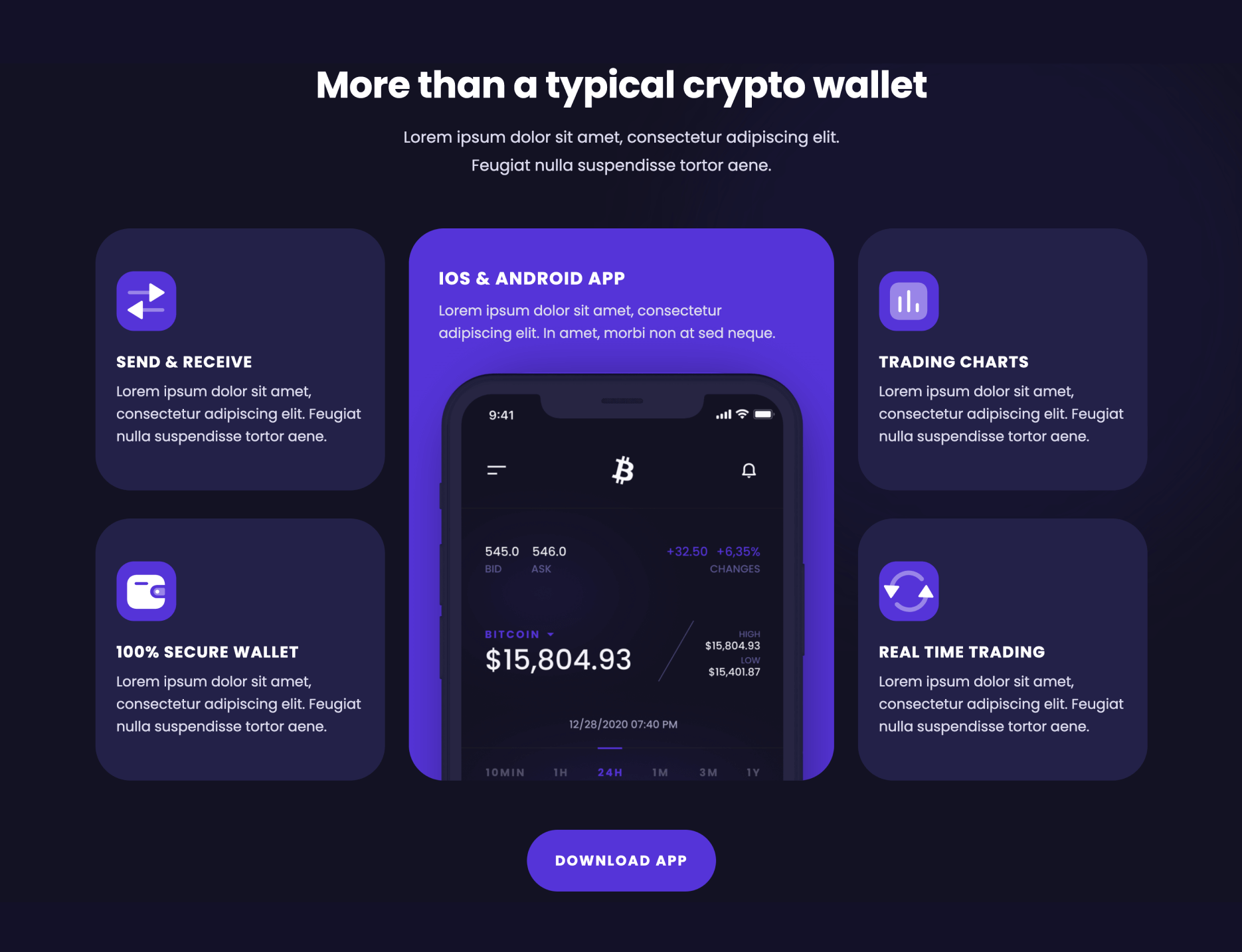Icons and Graphics - Crypto Webflow Template